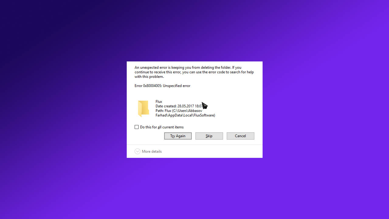 Mengatasi Error 0x80004005: Unspecified Error pada Windows
