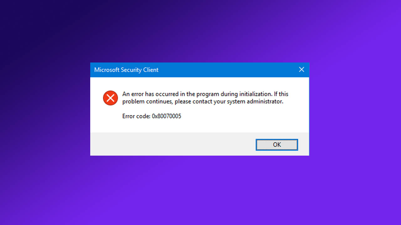 Mengatasi Error 0x80070005: Access Denied pada Windows