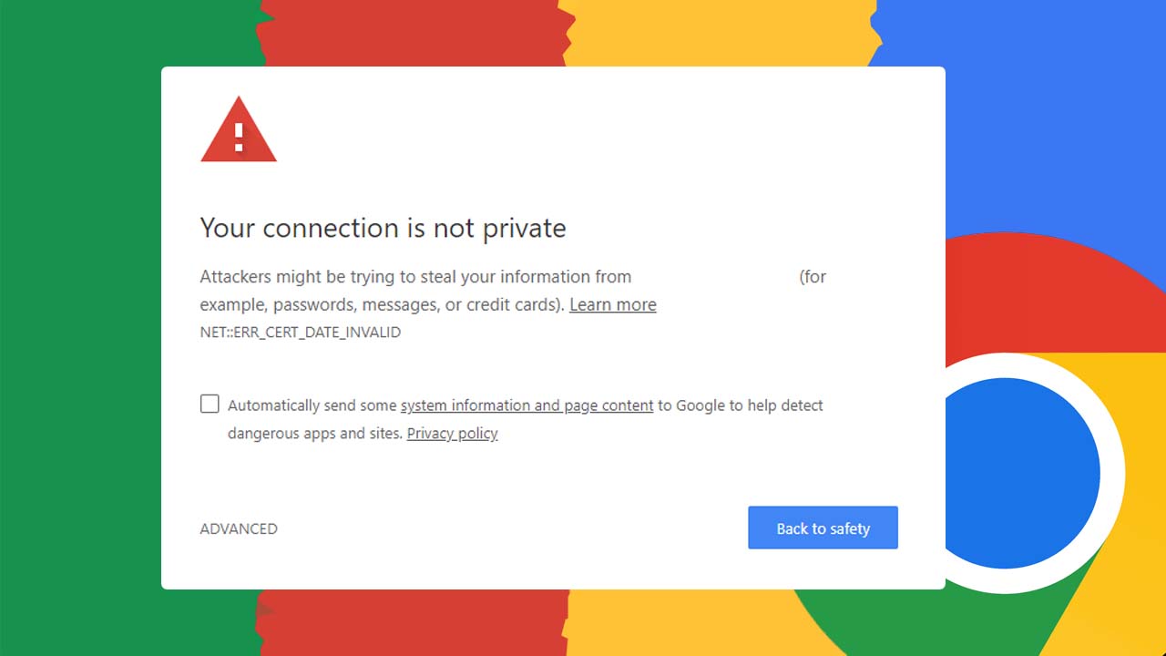 Mengatasi Masalah “ERR_CERTIFICATE_DATE_INVALID” pada Google Chrome